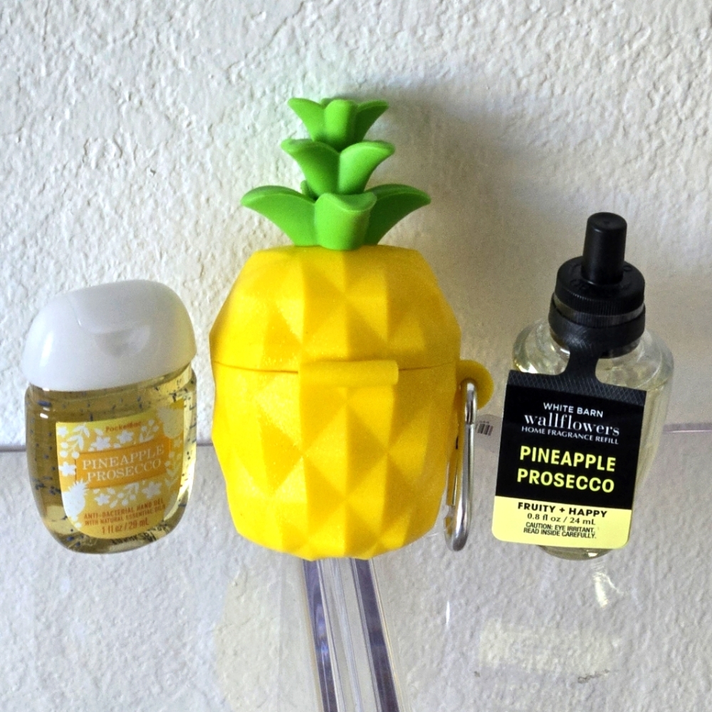 Pineapple 🍍 Prosecco WALLFLOWER Refill + Clip Holder • 3 Piece Bundle